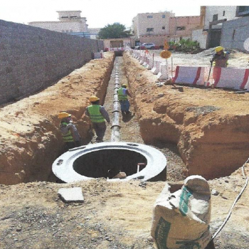 Construction of Sewage Network South Buraidah Second Phase